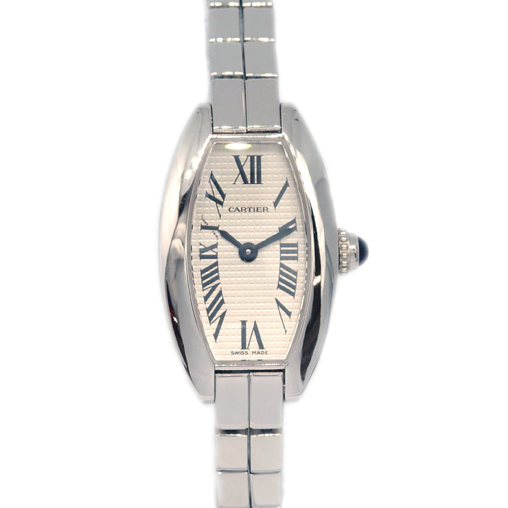 Cartier Mini Tonneau Lanieres Quartz Watch Ref.W15363M3 18KWG