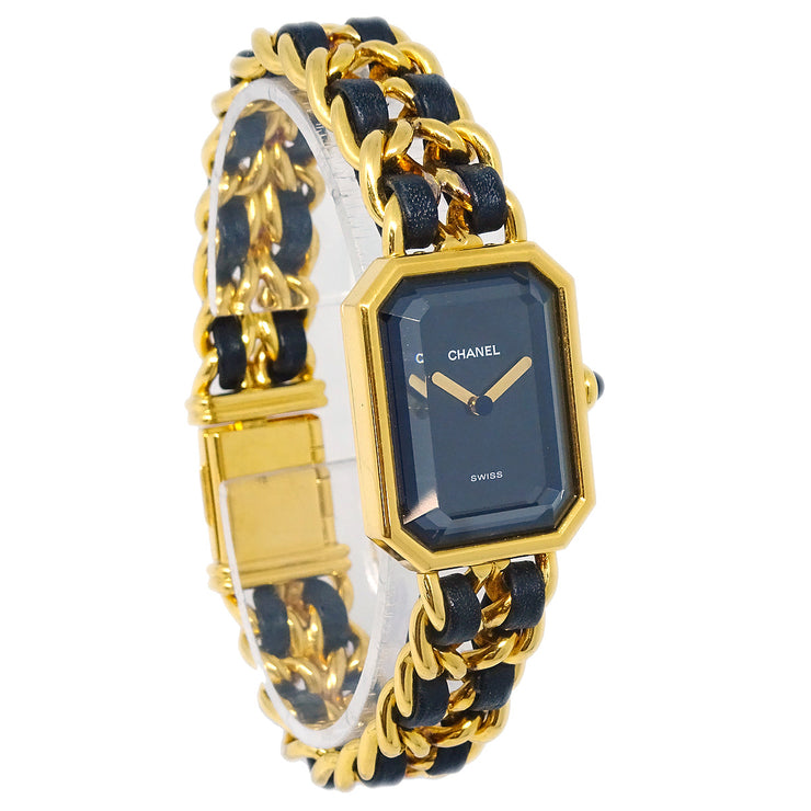 Chanel Premiere Quartz Watch Gold #L