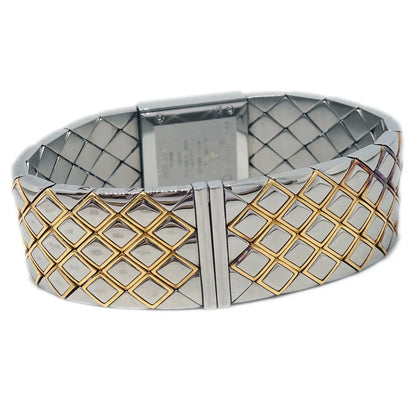 Chanel Matelasse Quartz Watch SS 18KYG