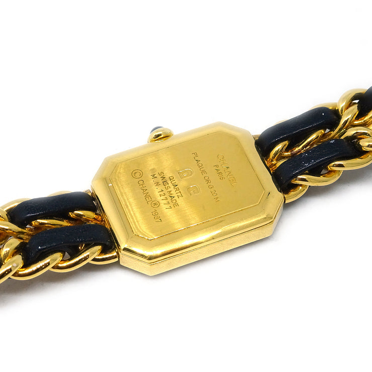 Chanel Premiere Quartz Watch Gold #L