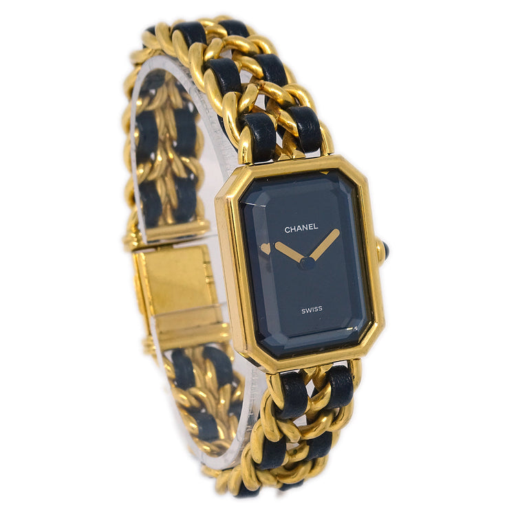 Chanel Premiere Quartz Watch Gold #L