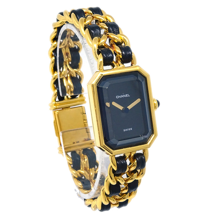 Chanel Premiere Quartz Watch Gold #L