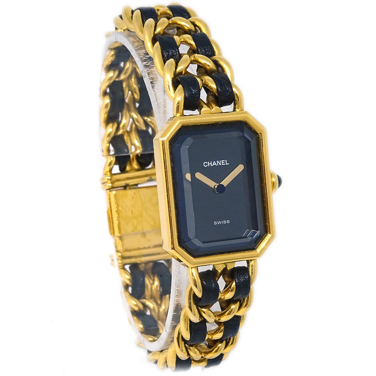 Chanel Premiere Quartz Watch Gold #L