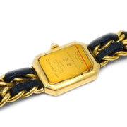 Chanel Premiere Quartz Watch Gold #L