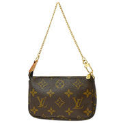 Louis Vuitton 2007 Monogram Mini Pochette Accessoires Handbag M60153