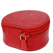 Louis Vuitton Red Epi Ecrin Bijou 8 Jewelry Case Pouch M48227