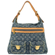 Louis Vuitton Blue Monogram Denim Baggy GM Shoulder Bag M95048