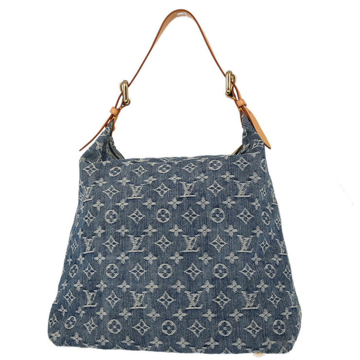 Louis Vuitton Blue Monogram Denim Baggy GM Shoulder Bag M95048