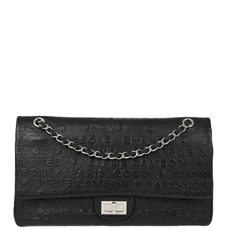 Chanel Black Unlimited Mademoiselle Lock Double Flap Chain Shoulder Bag