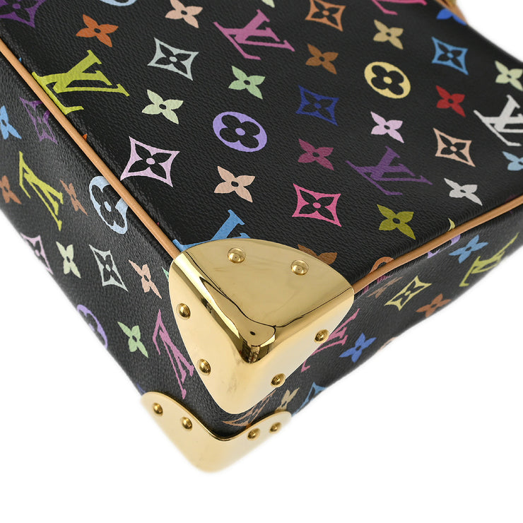 Louis Vuitton 2004 Black Multicolor Boulogne Shoulder Bag M92638