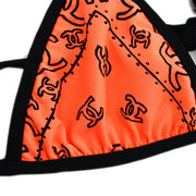 Chanel Bikini Swimwear Swimsuit Orange #36