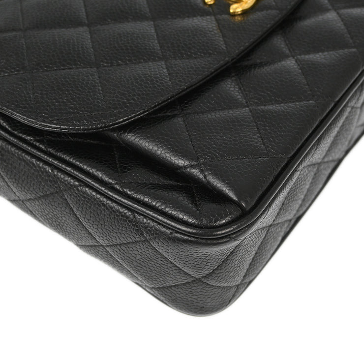 Chanel Black Caviar Camera Bag Small