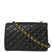 Chanel Black Lambskin Paris Limited Shoulder Bag