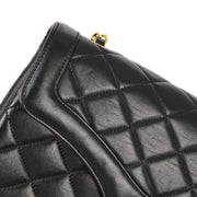 Chanel Black Lambskin Paris Limited Shoulder Bag