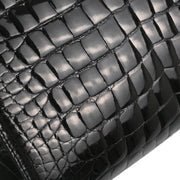 Chanel * Crocodile Black Handbag