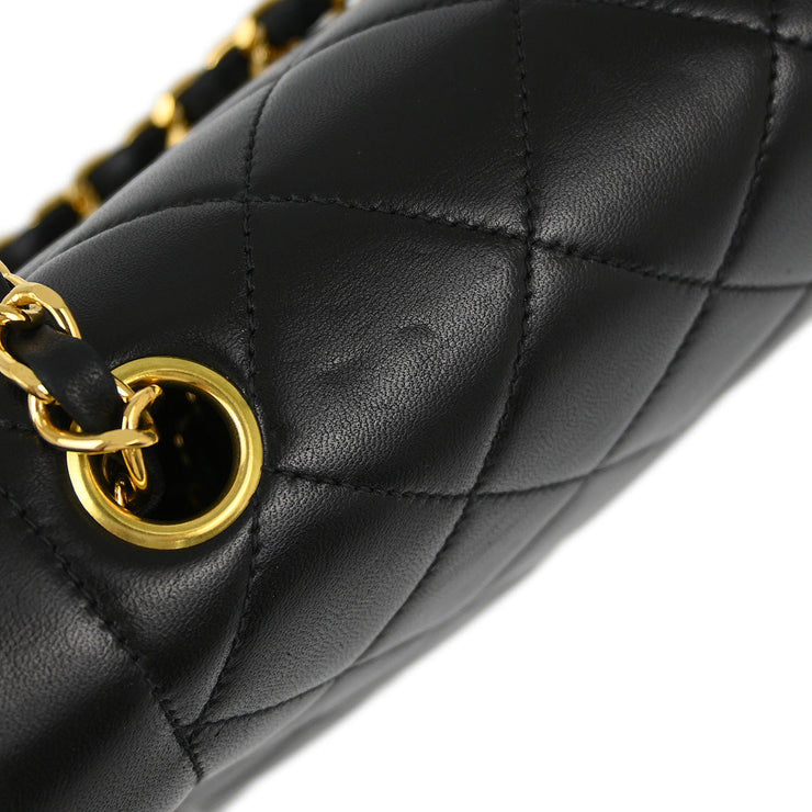 Chanel Black Lambskin Small Diana Shoulder Bag