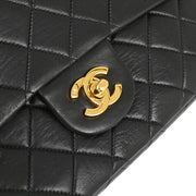 Chanel Black Lambskin Backpack