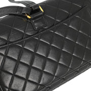 Chanel Black Lambskin Backpack