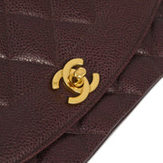 Chanel Bordeaux Caviar Medium Diana Shoulder Bag