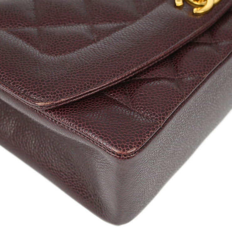 Chanel Bordeaux Caviar Medium Diana Shoulder Bag