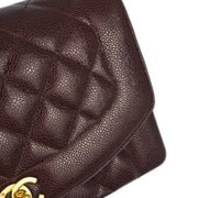 Chanel Bordeaux Caviar Medium Diana Shoulder Bag