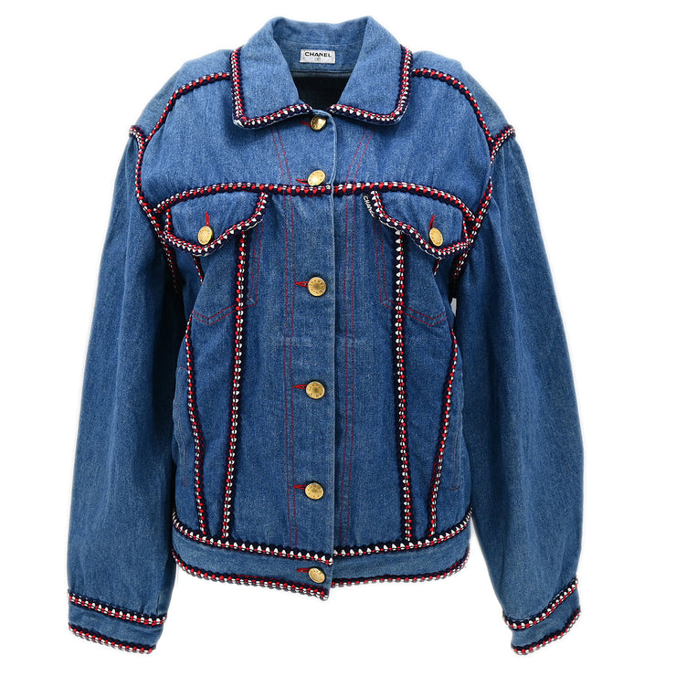 Chanel Denim Jacket Blue