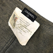 Chanel Vest Denim Jacket Indigo #36