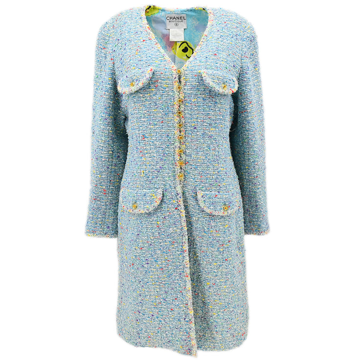 Chanel 1997 Coat Light Blue 97P #42