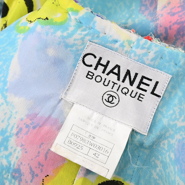 Chanel 1997 Coat Light Blue 97P #42