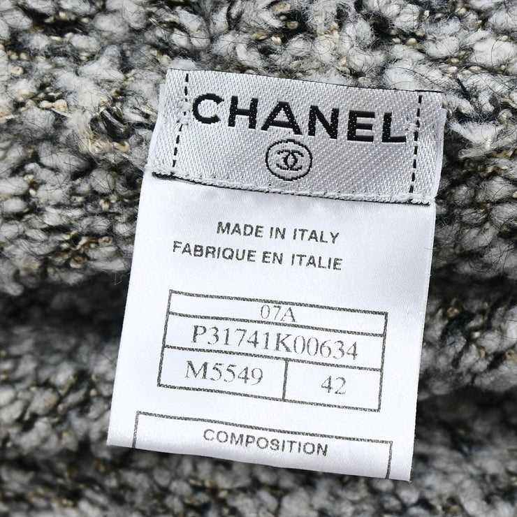 Chanel 2007 Hoodie Sweater Gray 07A #42