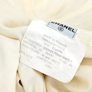 Chanel Single Breasted Jacket White #38