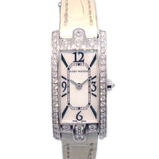 Harry Winston Avenue C Quartz Watch 18KWG Diamond White