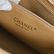 Chanel Beige Caviar Medallion Tote Handbag