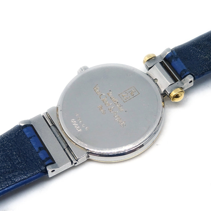 Van Cleef & Arpels Ref.43606 Quartz Watch SS Blue