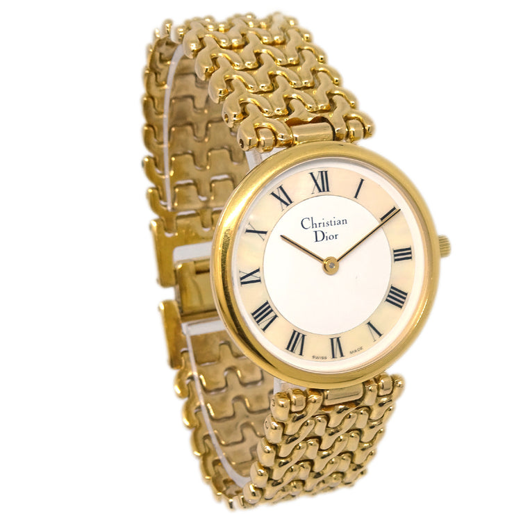 Christian Dior 3028 Quartz Watch Gold