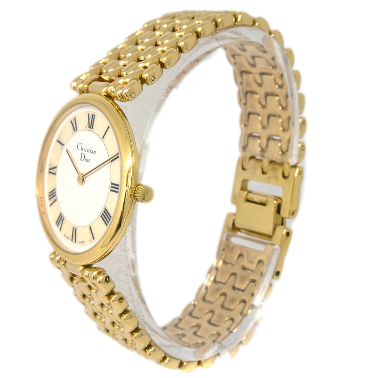 Christian Dior 3028 Quartz Watch Gold