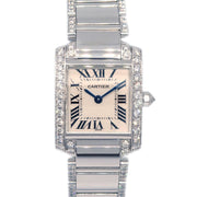 Cartier Tank Francaise SM Ref.2403 Quartz Watch 18KWG Diamond