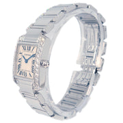 Cartier Tank Francaise SM Ref.2403 Quartz Watch 18KWG Diamond