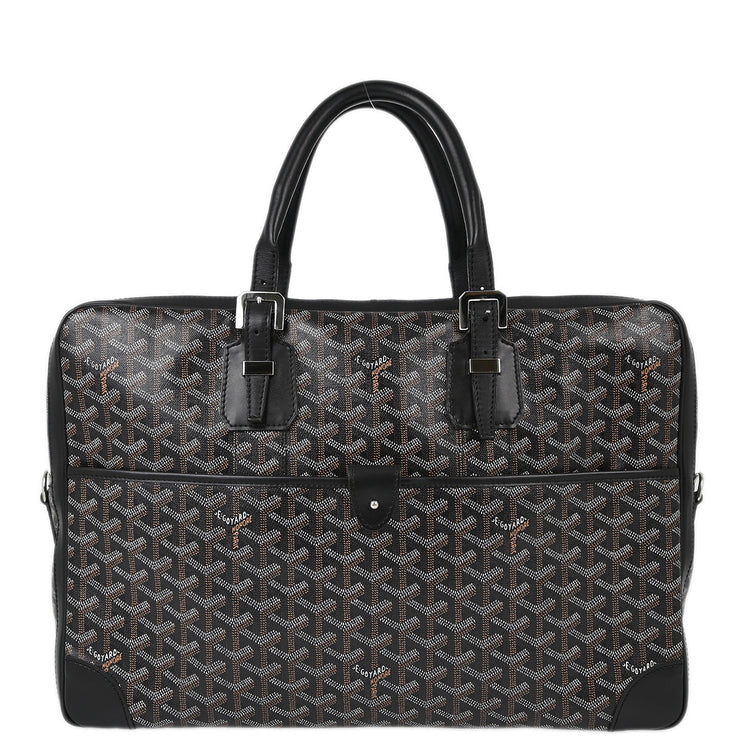 Goyard Black Ambassade GM Briefcase Business Handbag