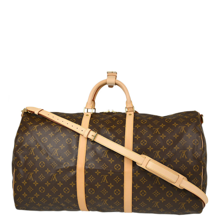 Louis Vuitton 2005 Monogram Keepall Bandouliere 60 Duffle Bag M41412