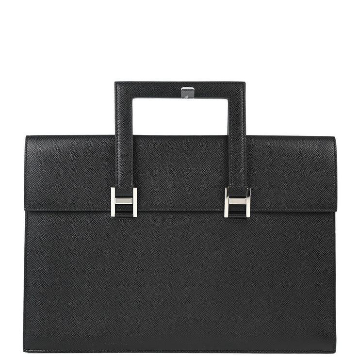 Hermes Black Epsom 365 PM Handbag