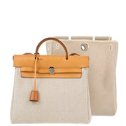 Hermes Natural Brown Toile GM Herbag a Dos Backpack