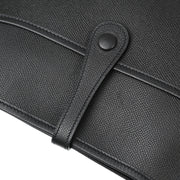 Hermes Black Epsom Evelyne 2 PM Shoulder Bag