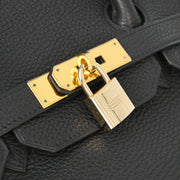 Hermes Black Togo Birkin 35 Handbag