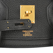 Hermes Black Togo Birkin 35 Handbag