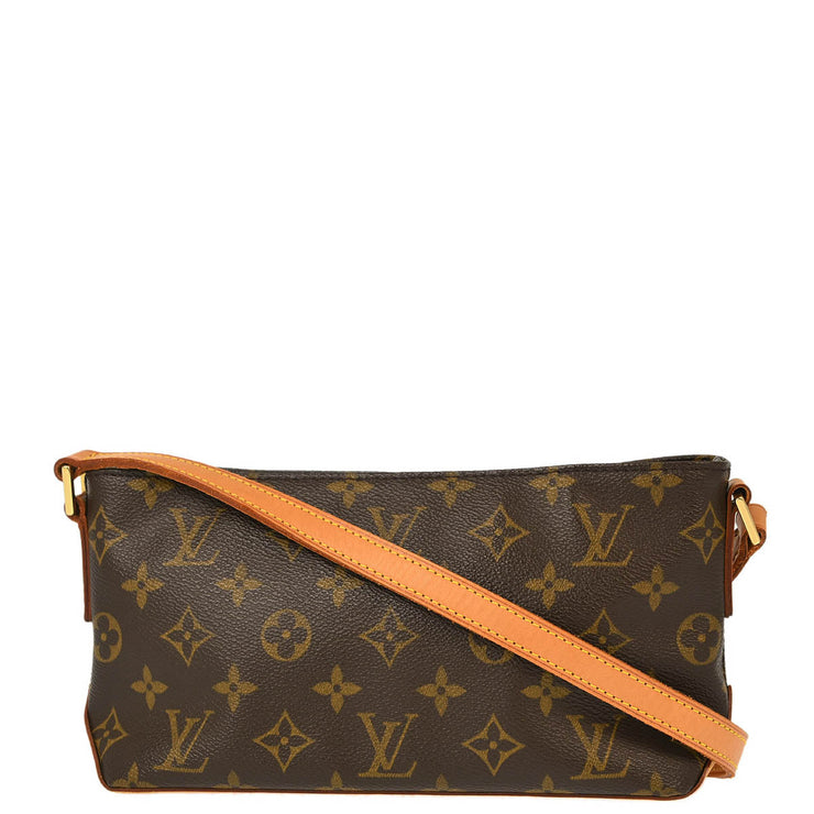 Louis Vuitton 2002 Monogram Trotteur Shoulder Bag M51240