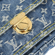 Louis Vuitton 2007 Blue Monogram Denim Bum Bag Waist Pouch M95347