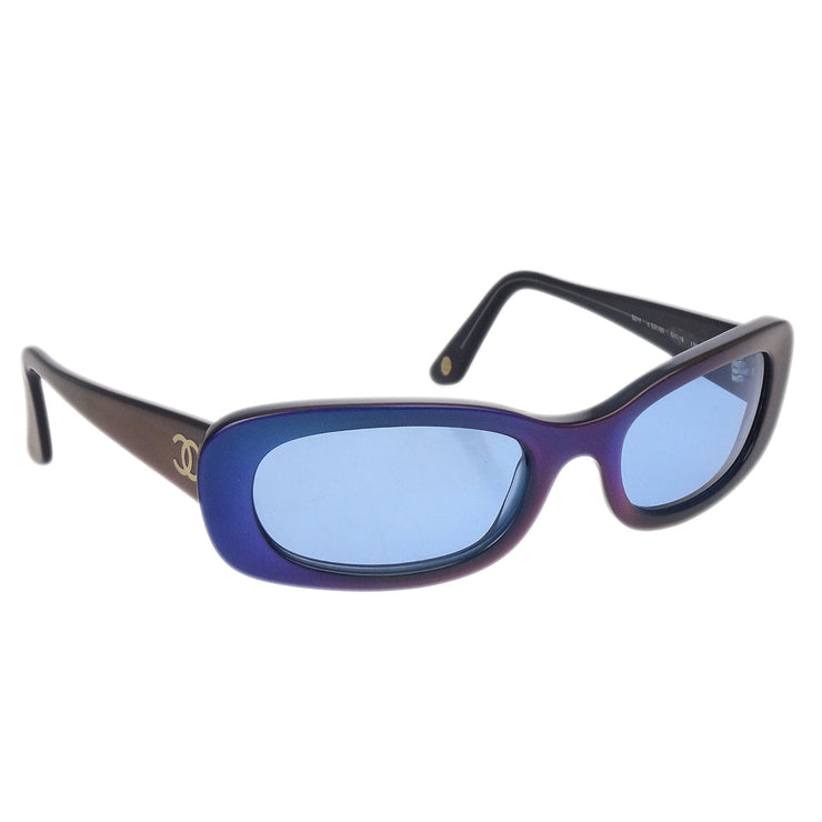 Chanel Sunglasses Eyewear Blue Small Good