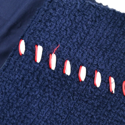 Chanel 1993 Setup Suit Jacket Skirt Navy #34