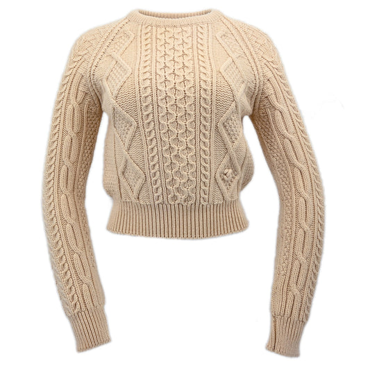 Chanel 1996 Fisherman Sweater White #38